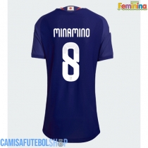 Camisa de time de futebol Japão Takumi Minamino #8 Replicas 1º Equipamento Feminina Mundo 2026 Manga Curta